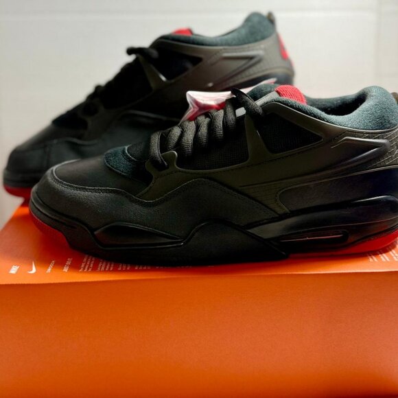 Air Jordan 4 RM US 12 Black/Red Nike Reimagined Bred Retro FQ7939060 NIB no lid main image 6